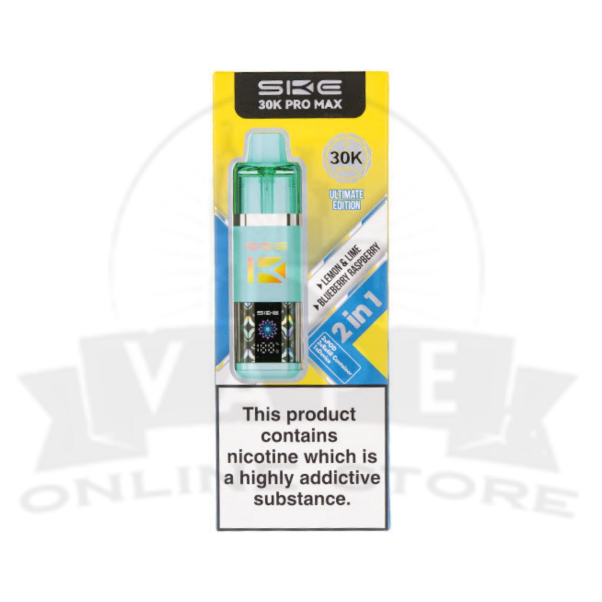 SKE 30k Pro Max 2 In 1 Flavour Vape Kit