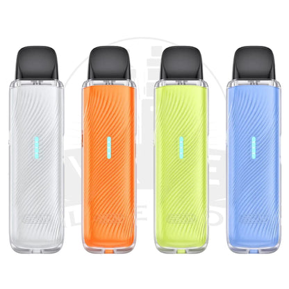 Uwell Caliburn G5 Lite pod vape kit in all eight colours with 0.6 ohm GPP pod fitted