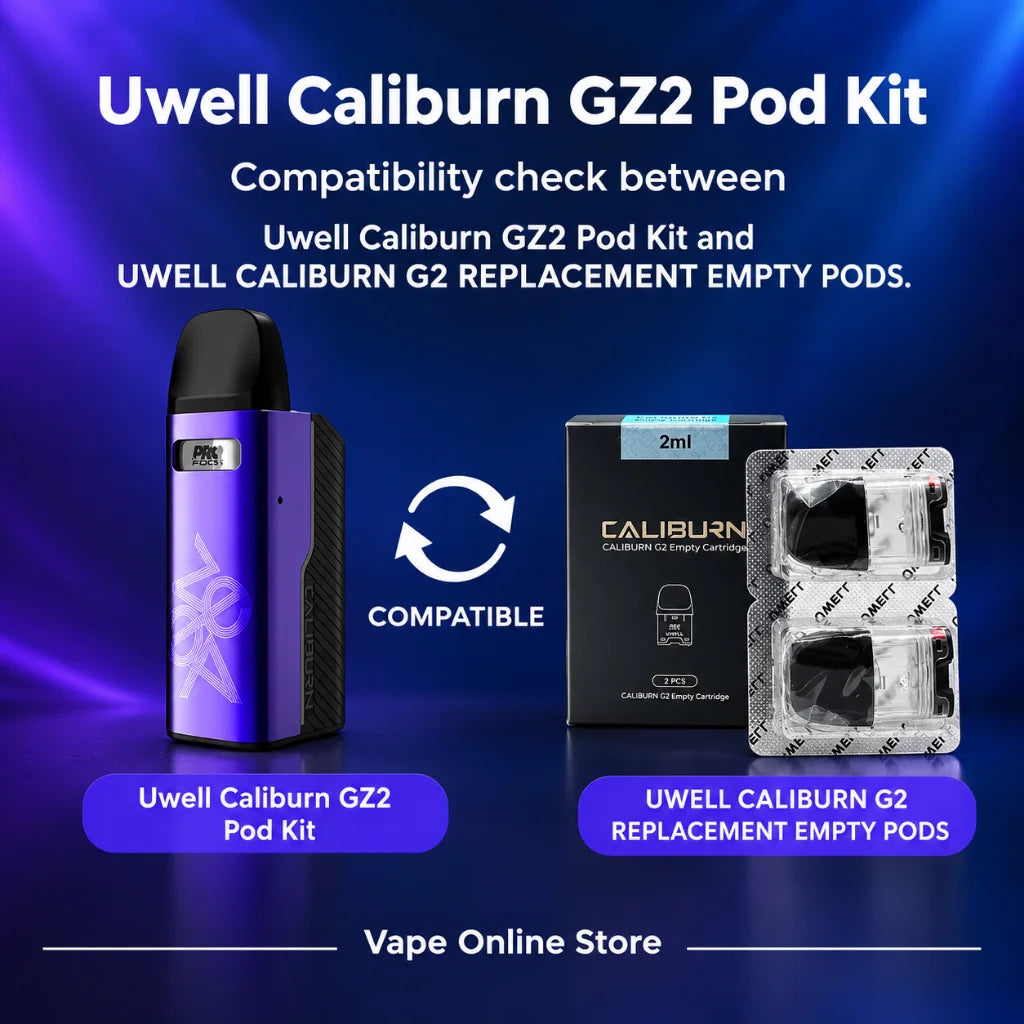 Uwell Caliburn GZ2 Pod Vape Kit Compatibility
