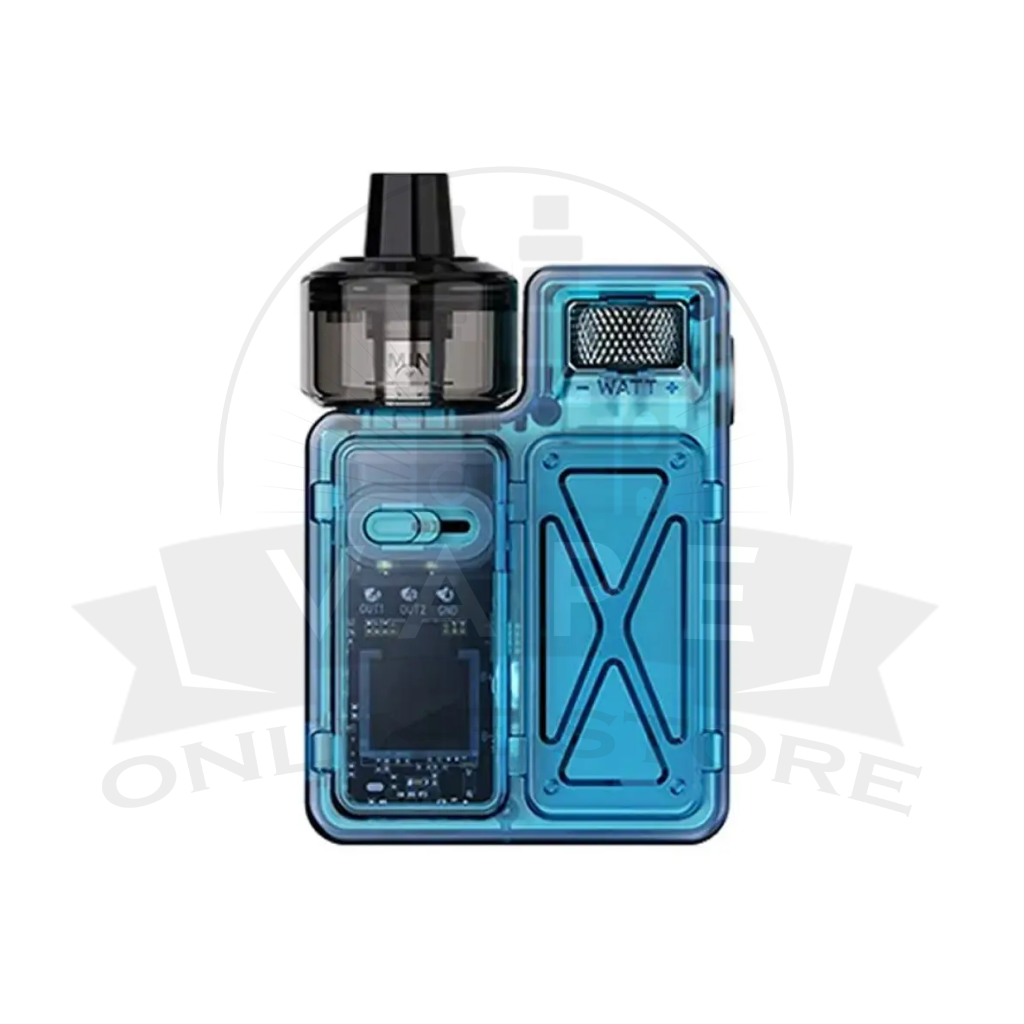 Uwell Crown M Pod Kit in Blue, 1000mAh USB-C pod mod