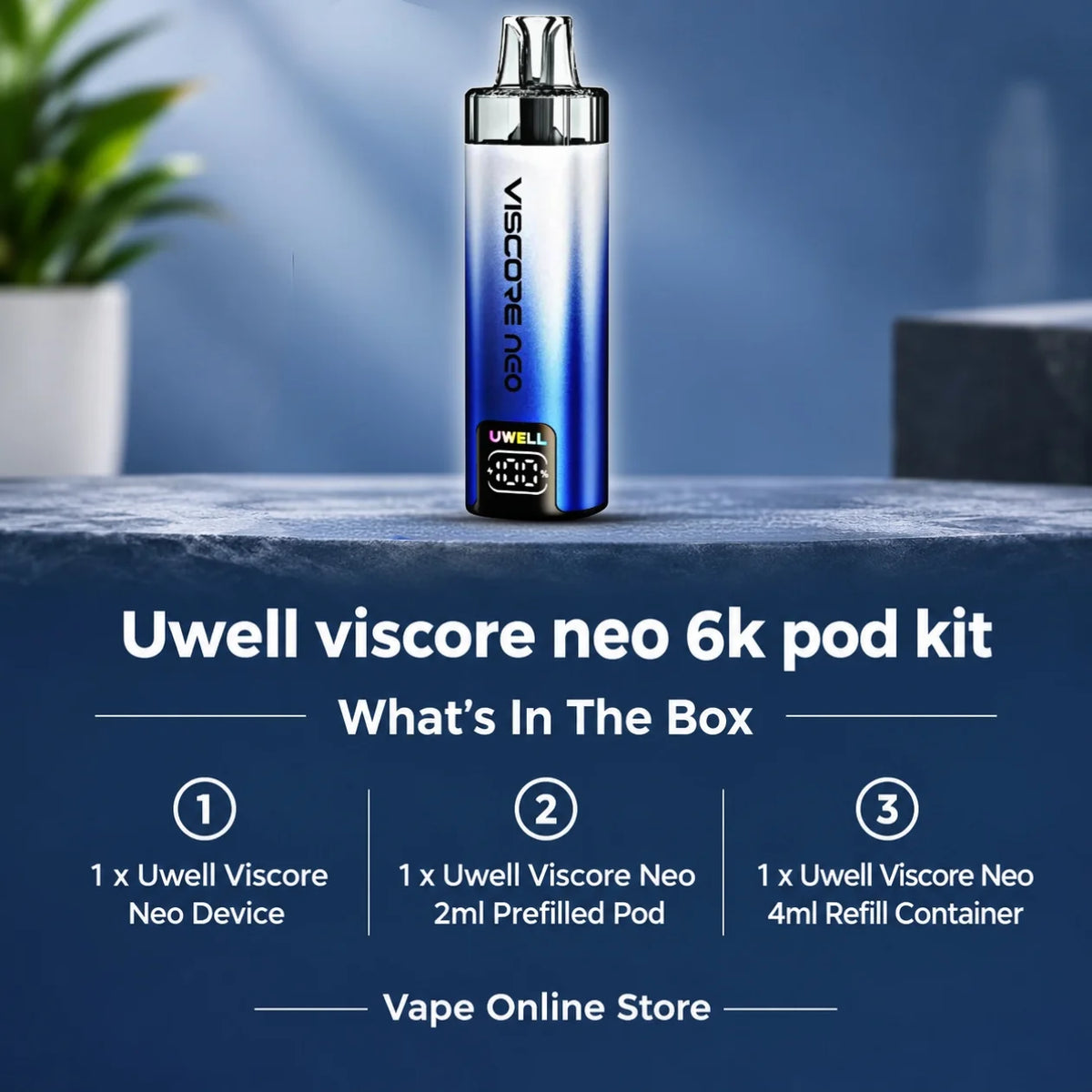 Uwell Viscore Neo 6K Prefilled Pod Kit