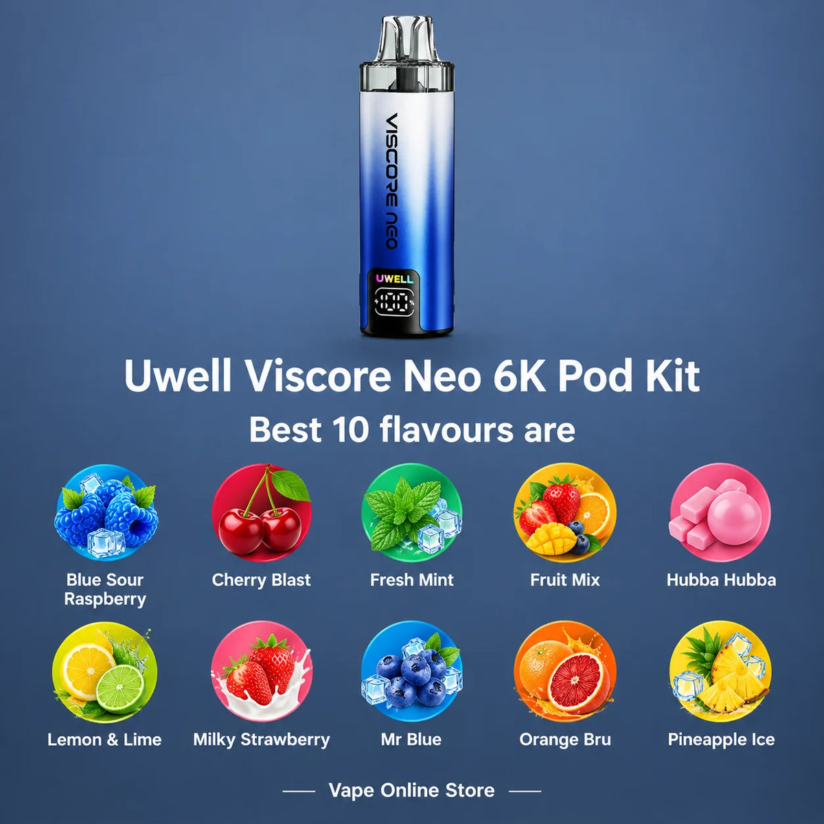 Uwell Viscore Neo 6K Prefilled Pod Kit