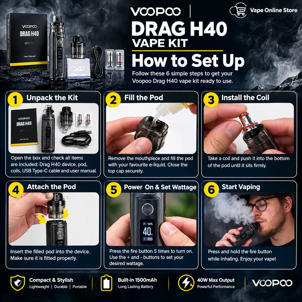 VOOPOO Drag H40 Pod Kit
