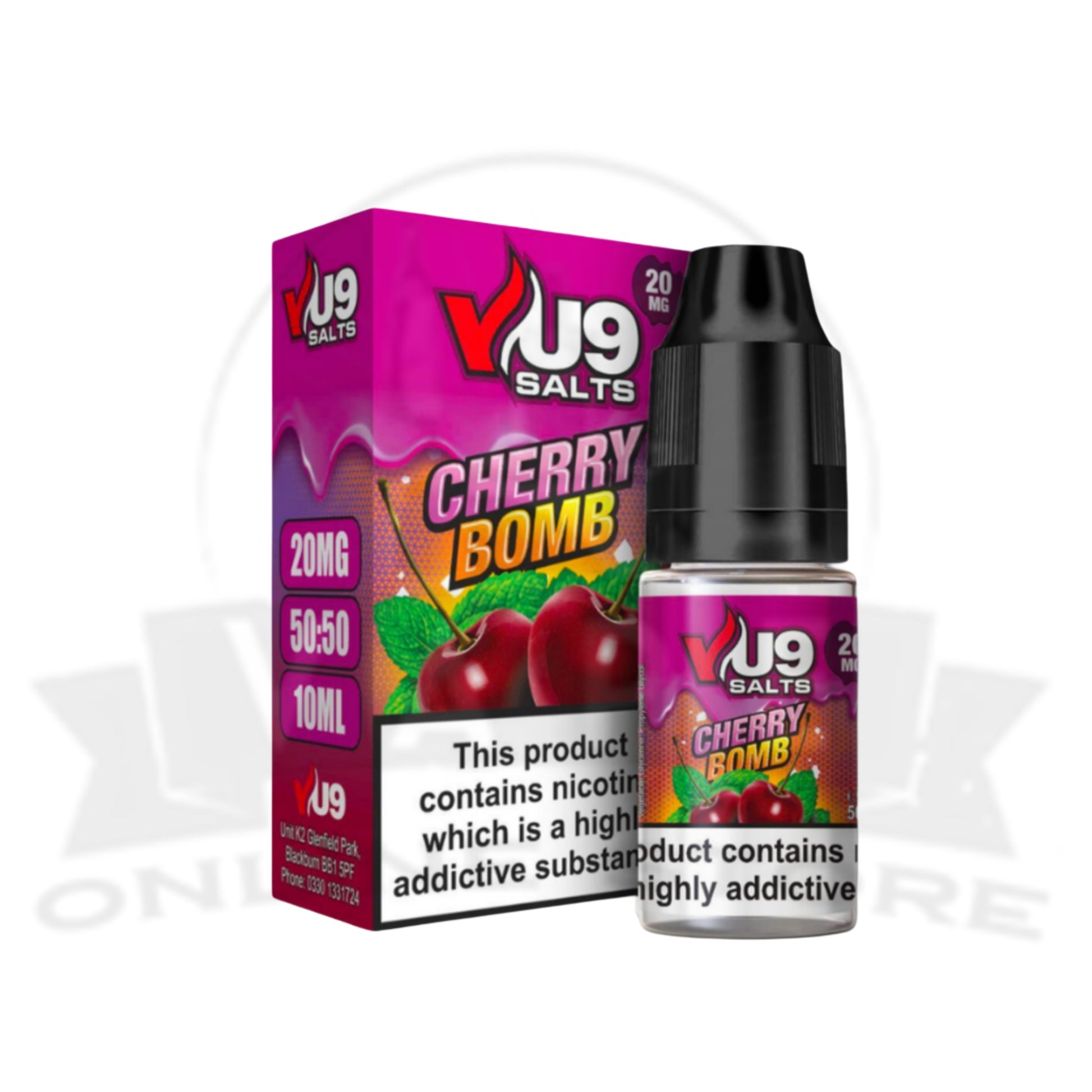 VU9 Cherry Bomb 10ml Nic Salts E-Liquid