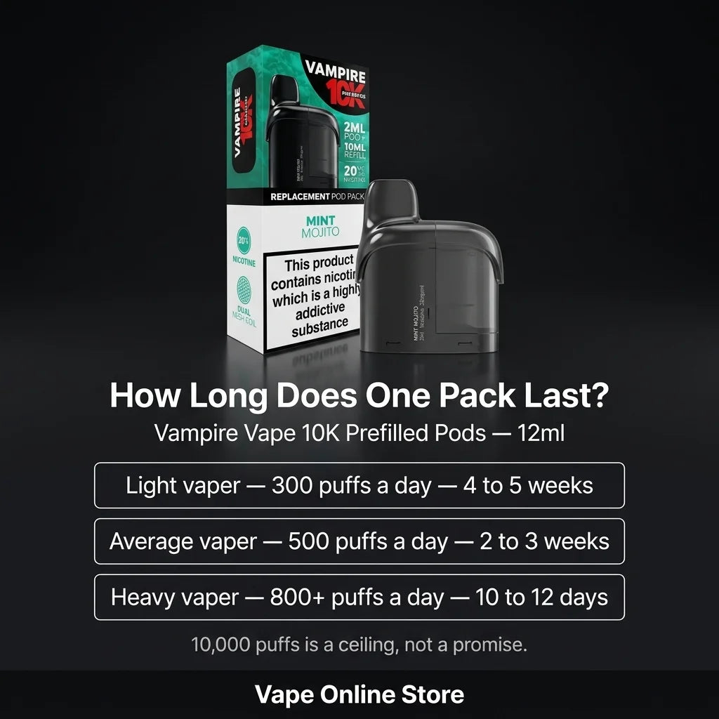 Vampire Vape 10K Prefilled Pods