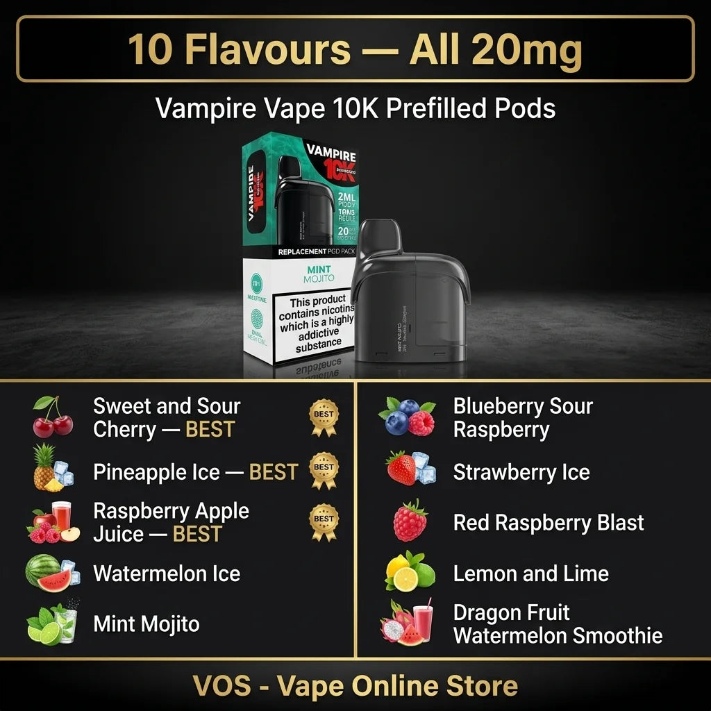 Vampire Vape 10K Prefilled Pods