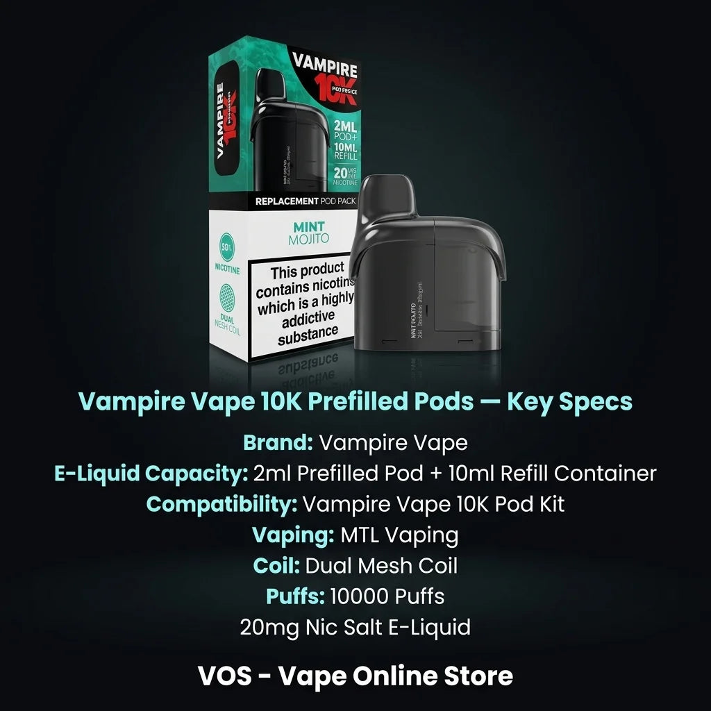 Vampire Vape 10K Prefilled Pods