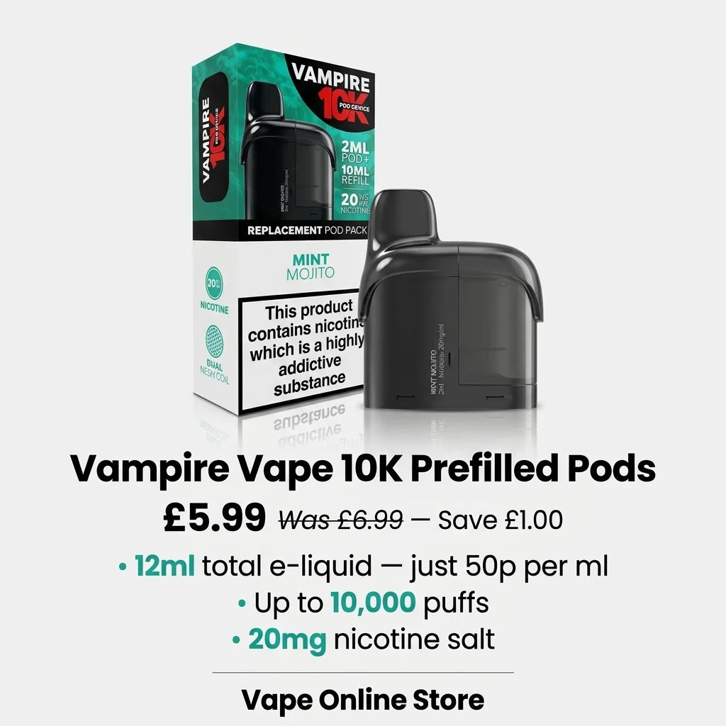 Vampire Vape 10K Prefilled Pods