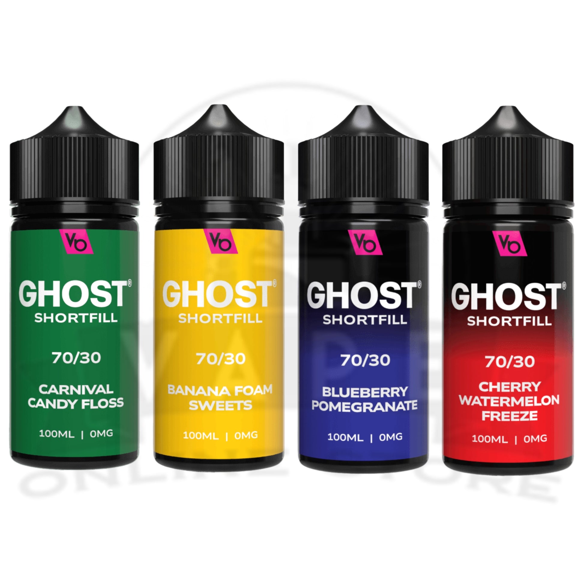 Vapes Bars Ghost 100ml 70/30 Shortfill E-Liquid