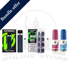 Vaporesso XROS 3 Mini Pod Kit + Extra Pods + 2 Nic Salts