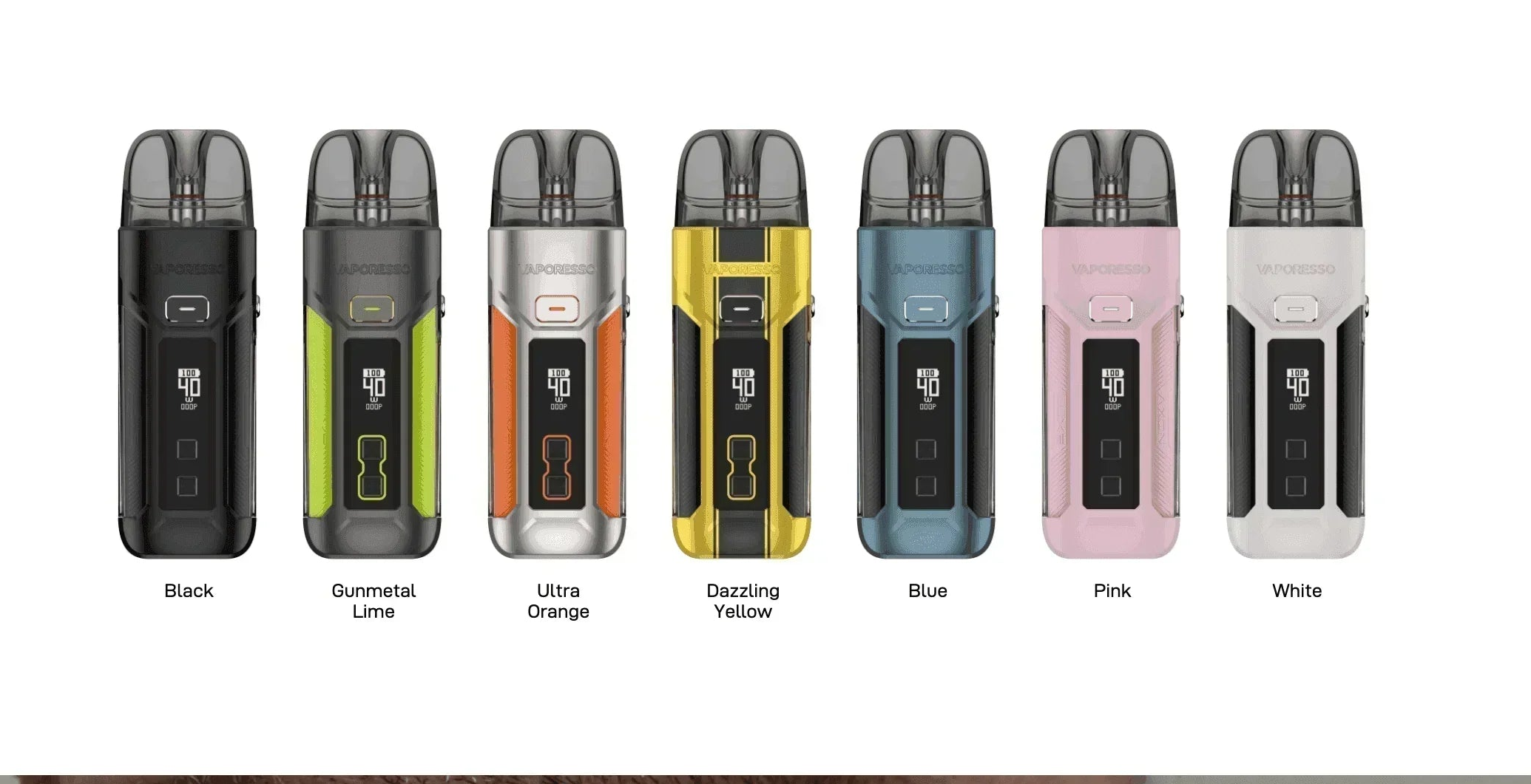 Vaporesso LUXE X PRO Pod Kit - 40W, 1500mAh, OLED Screen, 2 Pods Included - Ultra Orange (Nicotine- Vaporesso LUXE X PRO Pod Kit - 40W, 1500mAh, OLED Screen, 2 Pods Included - Ultra Orange (Nicotine-