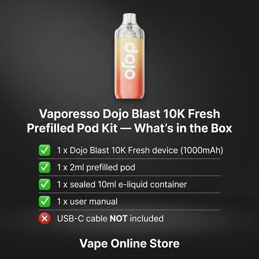 Vaporesso Dojo Blast 10K Fresh Prefilled Pod Kit