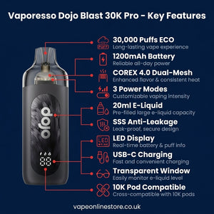 Vaporesso Dojo Blast 30K Pro Prefilled Pod Kit
