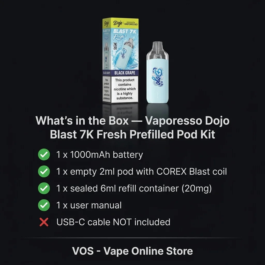 Vaporesso Dojo Blast 7K Fresh Prefilled Pod Kit