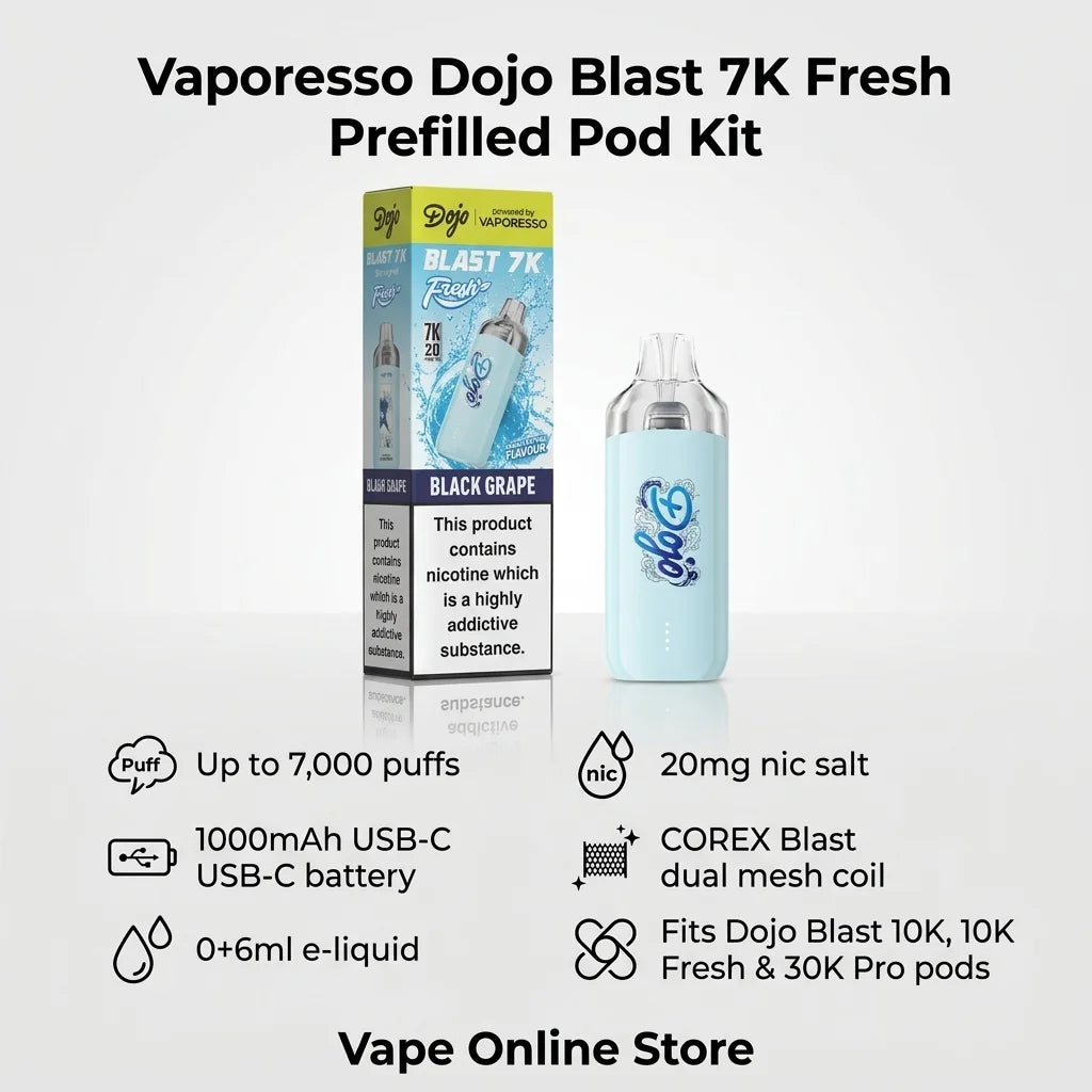 Vaporesso Dojo Blast 7K Fresh Prefilled Pod Kit