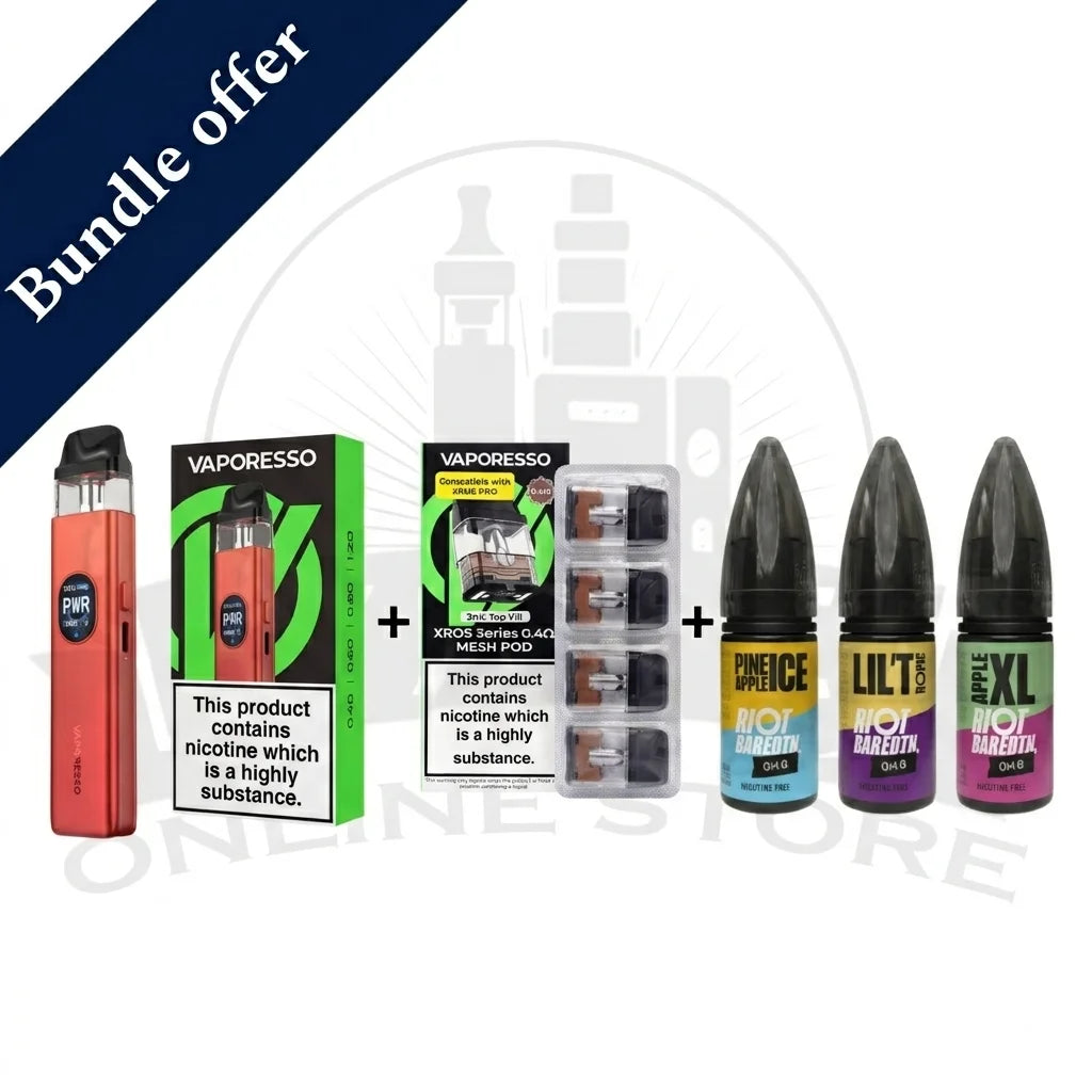 Vaporesso XROS 5 Bundle 0% Vape Kit With Pod + 3 Nic Salts