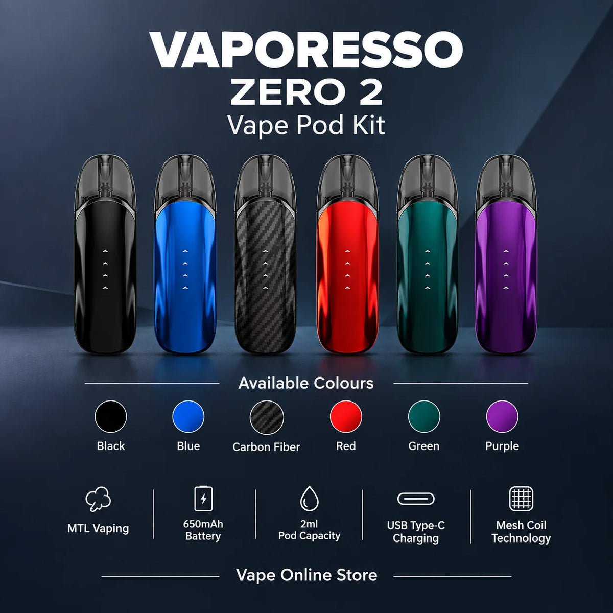 Vaporesso Zero 2 Pod Vape Kit