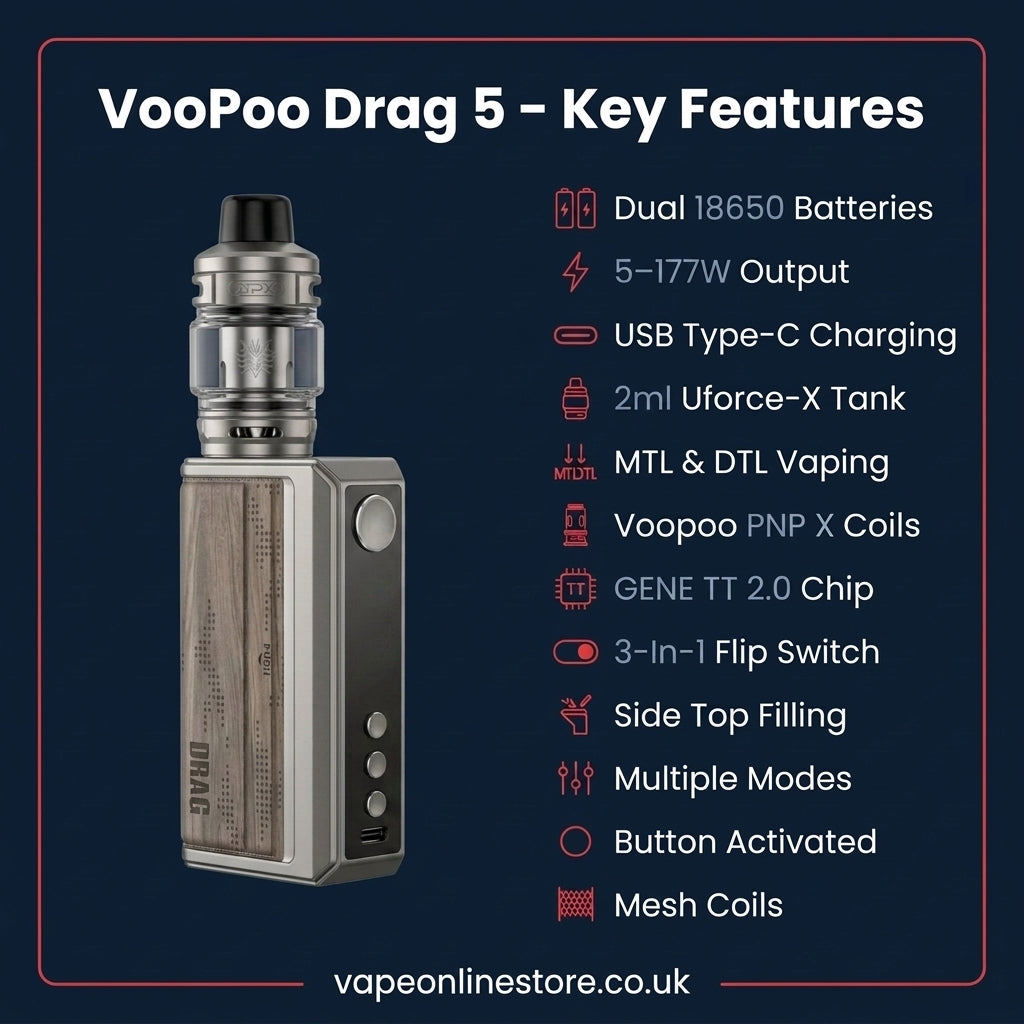 VooPoo Drag 5 Vape Kit