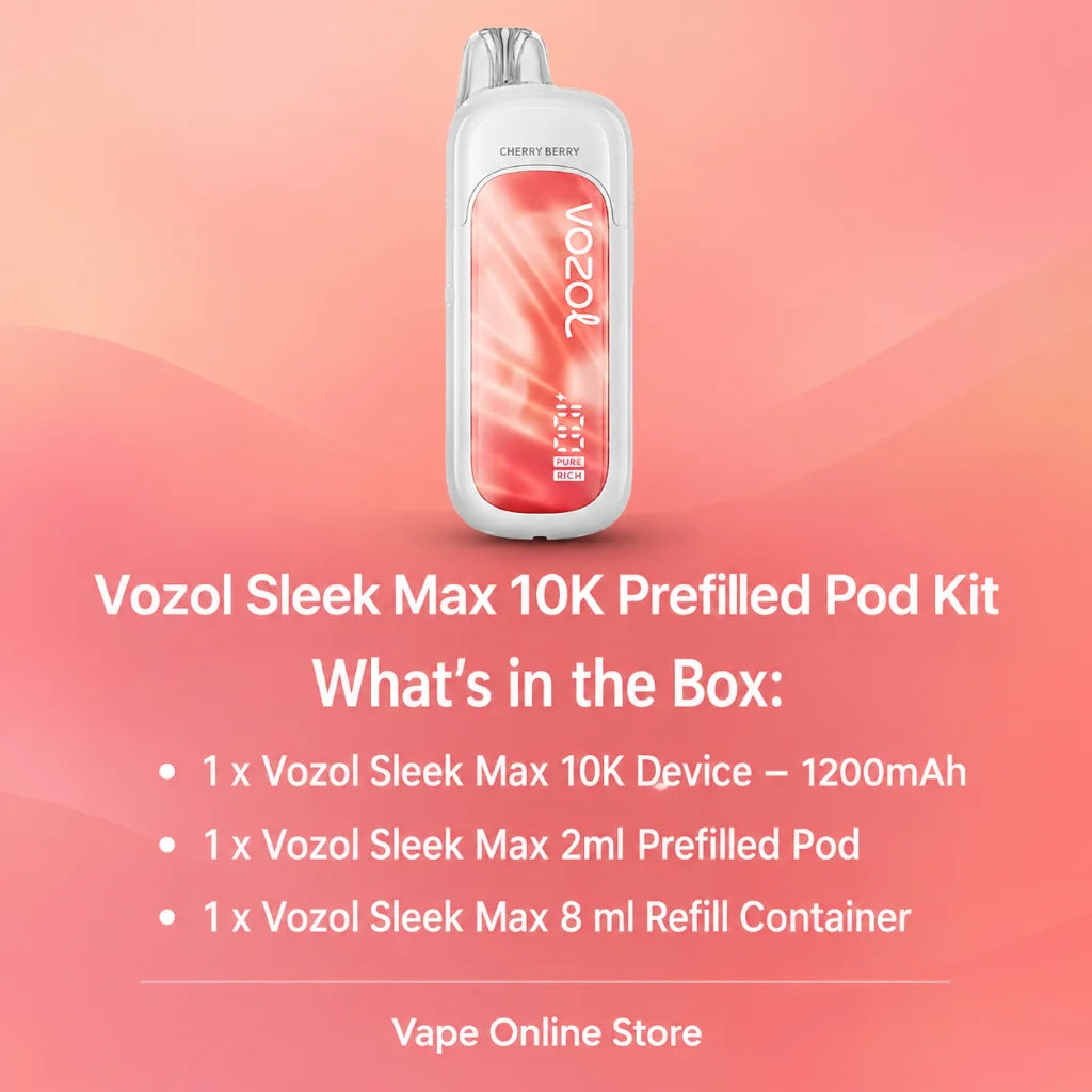 Vozol Sleek Max 10K Prefilled Pod Kit