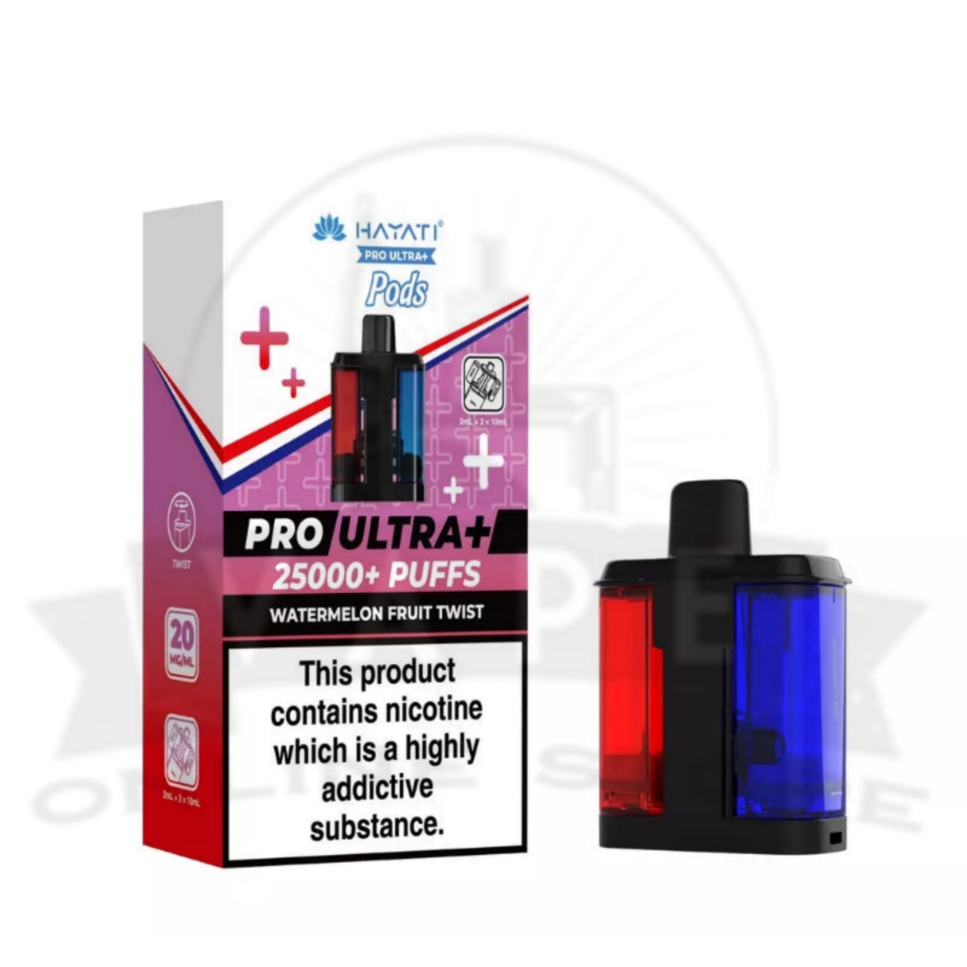Box Of 10 Hayati Pro Ultra Plus 25000 Replacement Pods