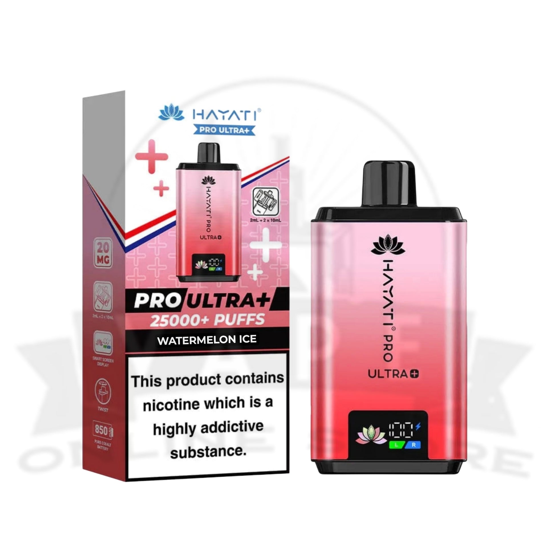 BOX OF 5 Hayati Pro Ultra Plus 25000 Prefilled Pod Kit