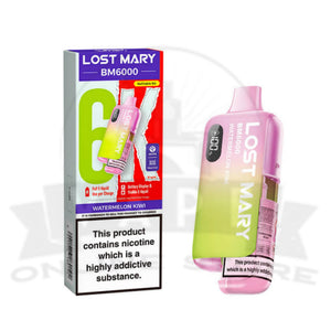 Watermelon Kiwi Lost Mary BM6000 Prefilled Pod Kit