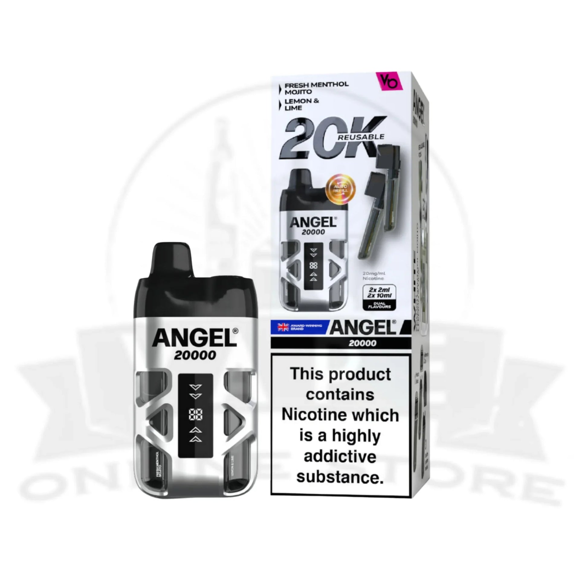 Vapes Bars Angel 20k Pod Kit | Prefilled & Rechargeable