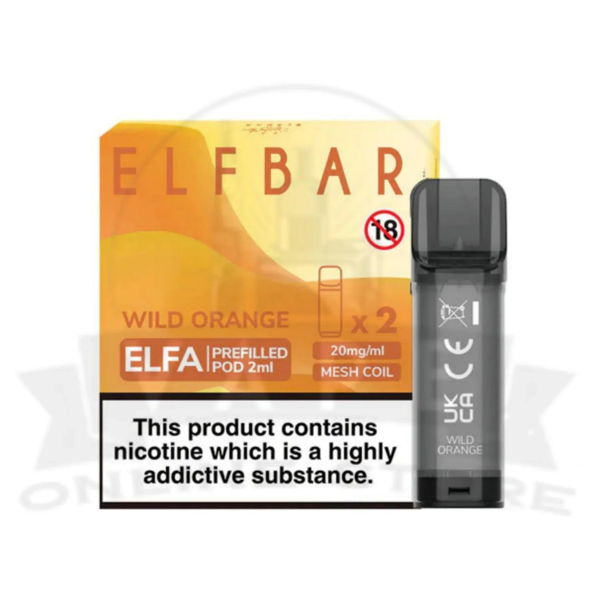Wild Orange Elfa Pre-filled Pods By Elf Bar