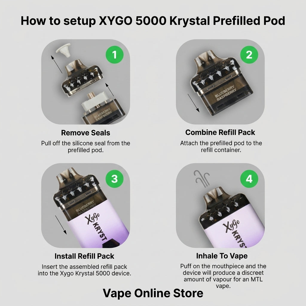 XYGO 5000 Krystal Prefilled Pod