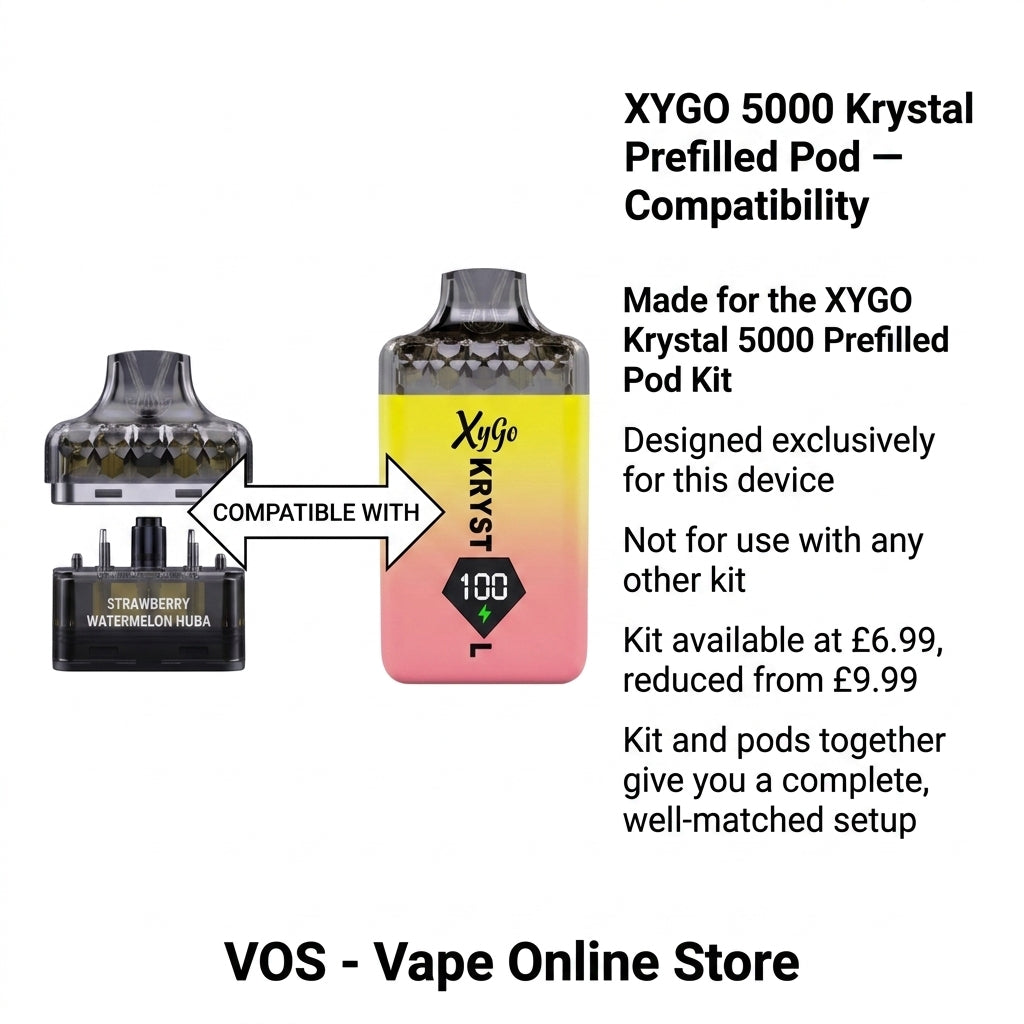 XYGO 5000 Krystal Prefilled Pod