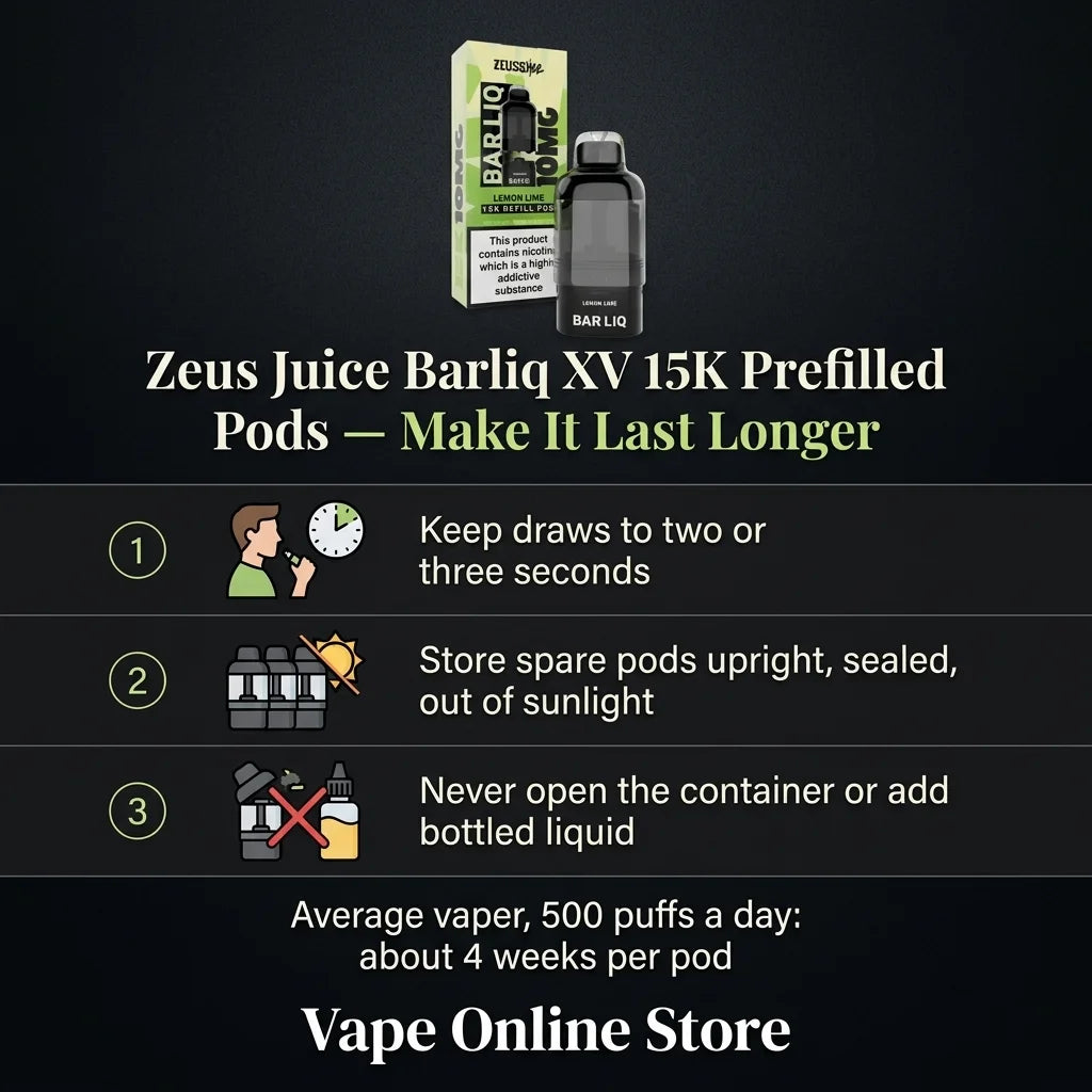 Zeus Juice Barliq XV 15K Prefilled Pods