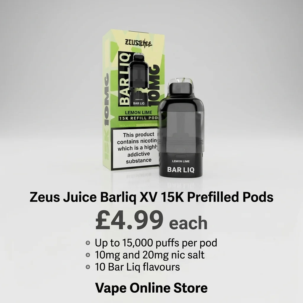 Zeus Juice Barliq XV 15K Prefilled Pods