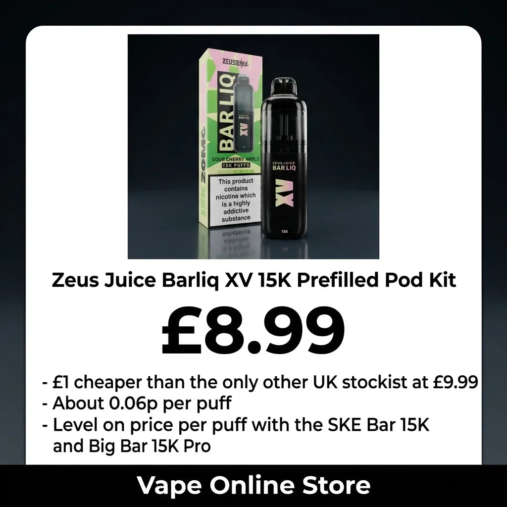 Zeus Juice Barliq XV 15K Prefilled Pod Kit