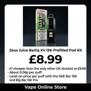 Zeus Juice Barliq XV 15K Prefilled Pod Kit