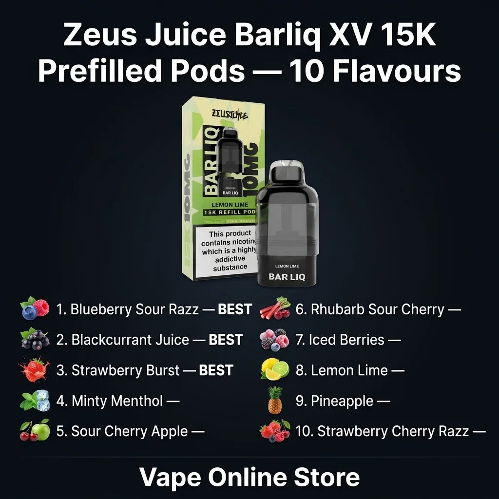 Zeus Juice Barliq XV 15K Prefilled Pods