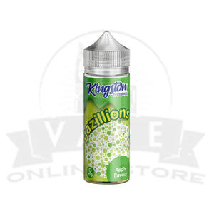 Apple Kingston Gazillions Range Shortfill 100ml E-Liquid