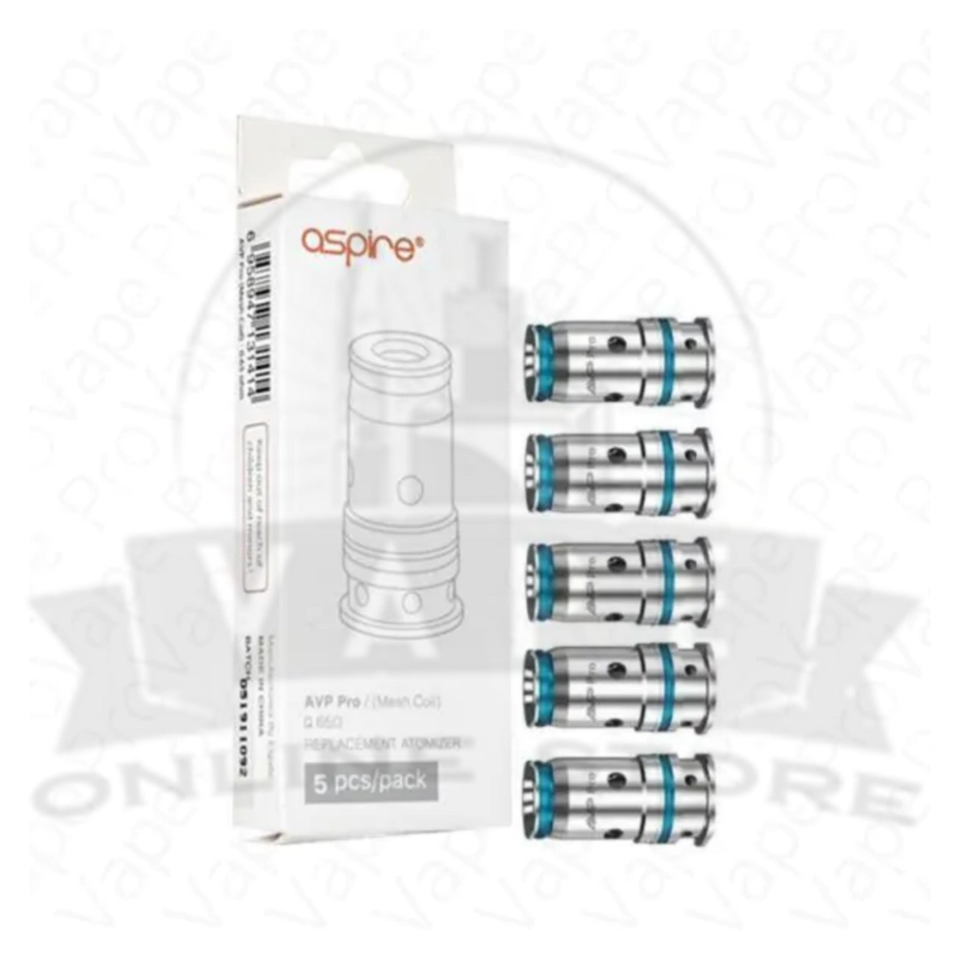 Aspire AVP Pro Replacement Coils | Pack Of 5