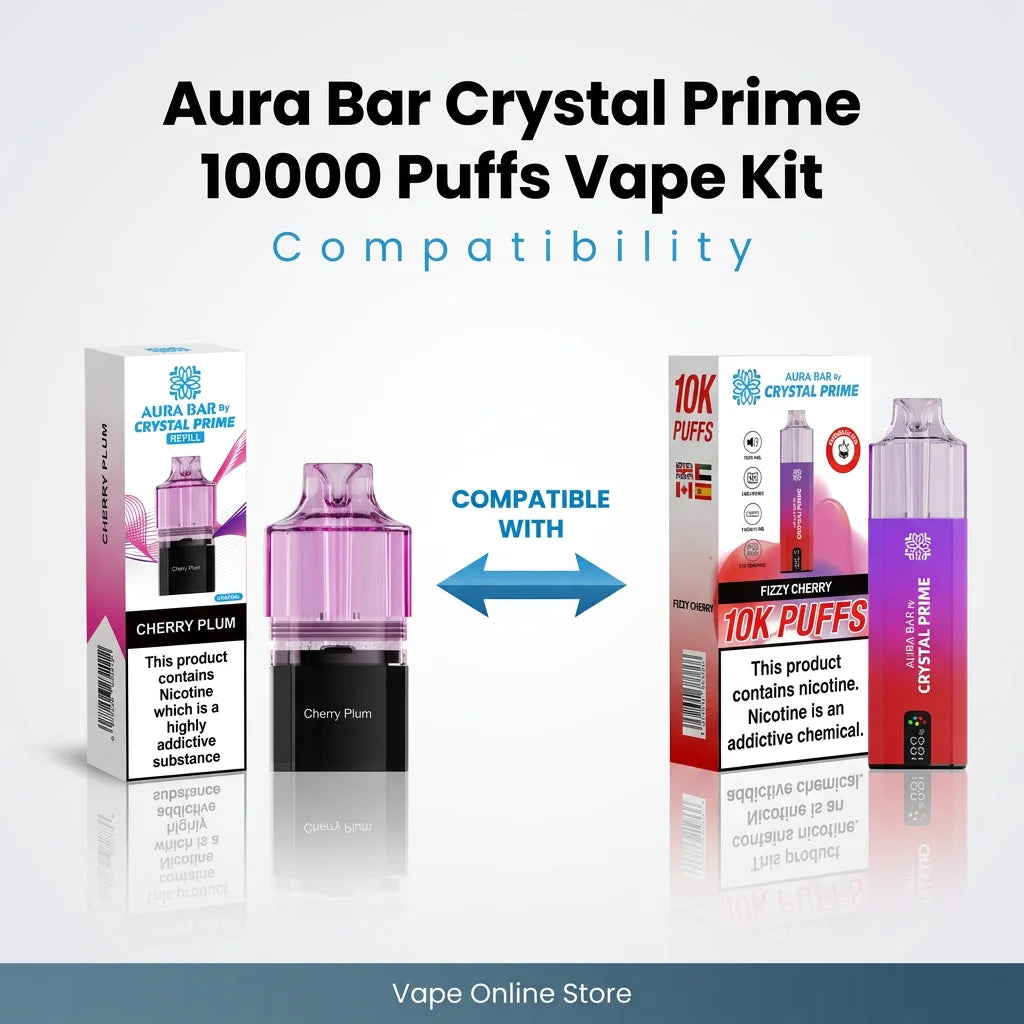 Aura Bar Crystal Prime Pods | Buy 5 Get 1 Kit FREE