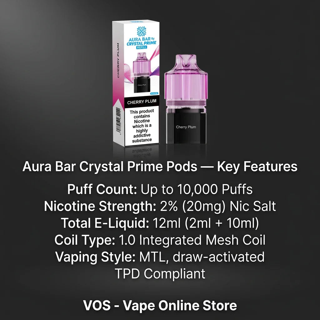 Aura Bar Crystal Prime Pods | Buy 5 Get 1 Kit FREE