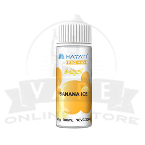 Banana Ice Hayati Pro Max 100ml E-Liquid Vape Juice | Full Stock