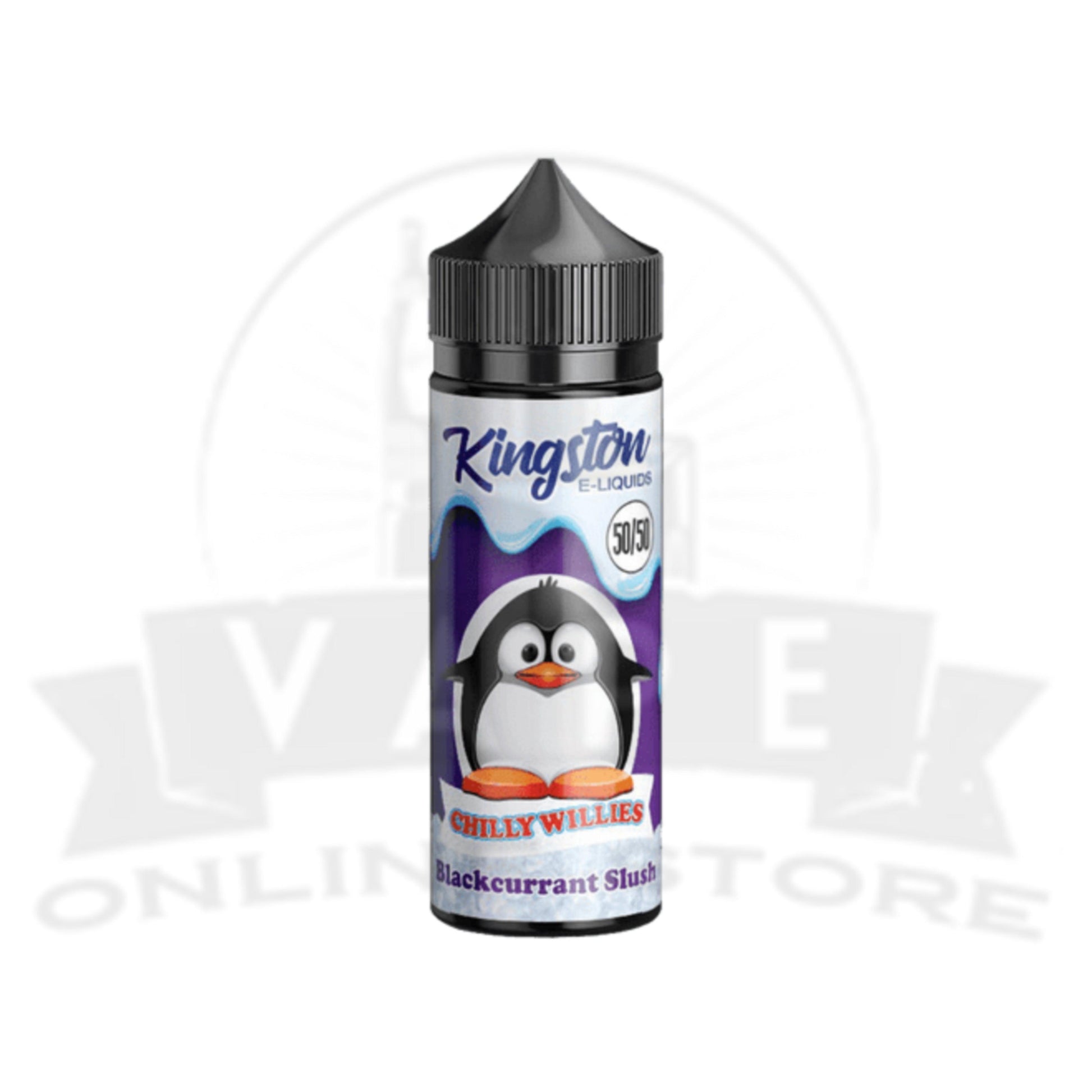 Blackcurrant Slush Kingston Chilly Willies Range Shortfill 100ml E-Liquid