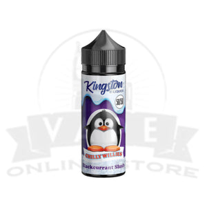 Blackcurrant Slush Kingston Chilly Willies Range Shortfill 100ml E-Liquid