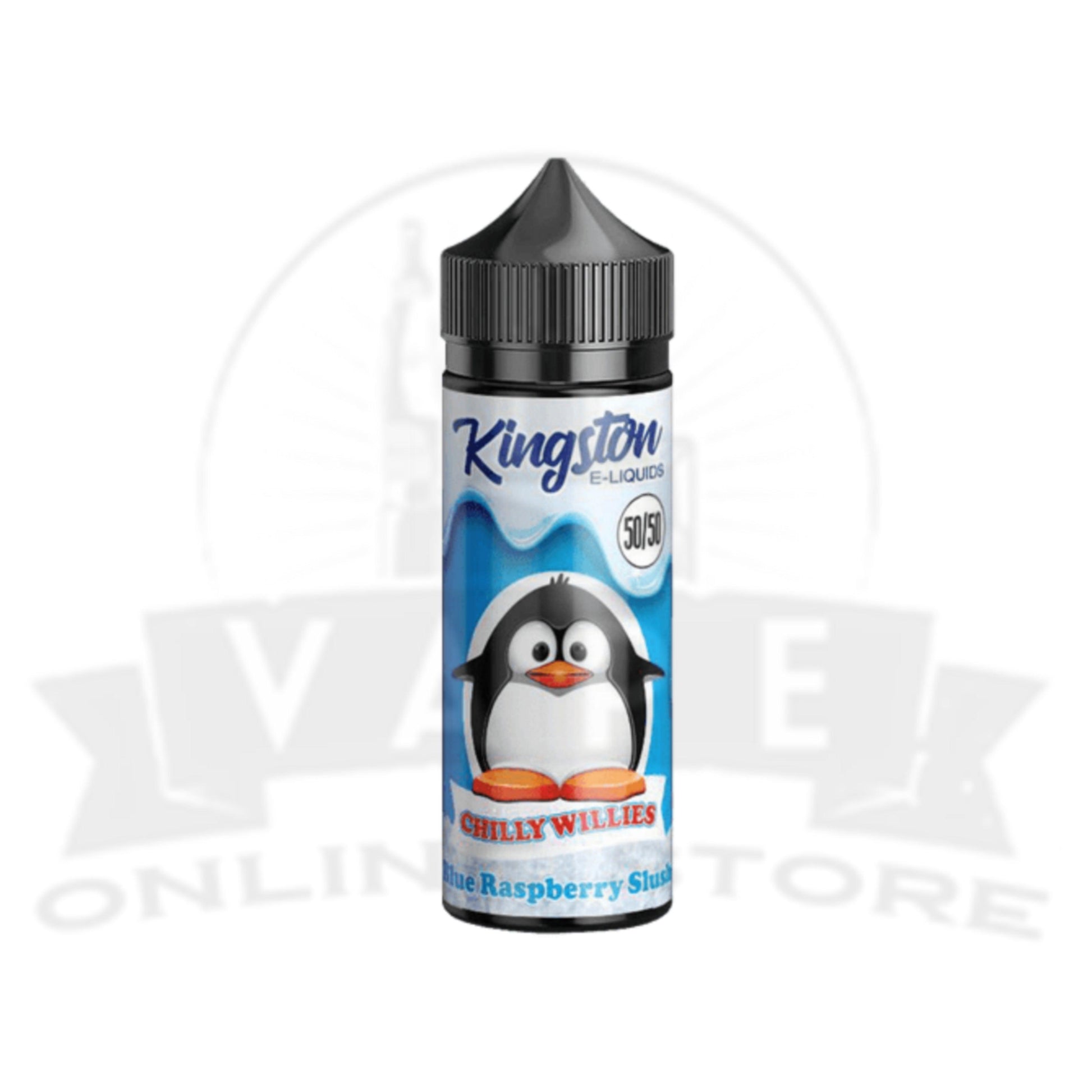 Blue Raspberry Slush Kingston Chilly Willies Range Shortfill 100ml E-Liquid