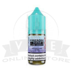 Blue Razz Gummy Elux Firerose 5000 Nic Salt | Retail & Wholesale