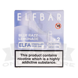 Blue Razz Lemonade Elfa Pre-filled Pods By Elf Bar