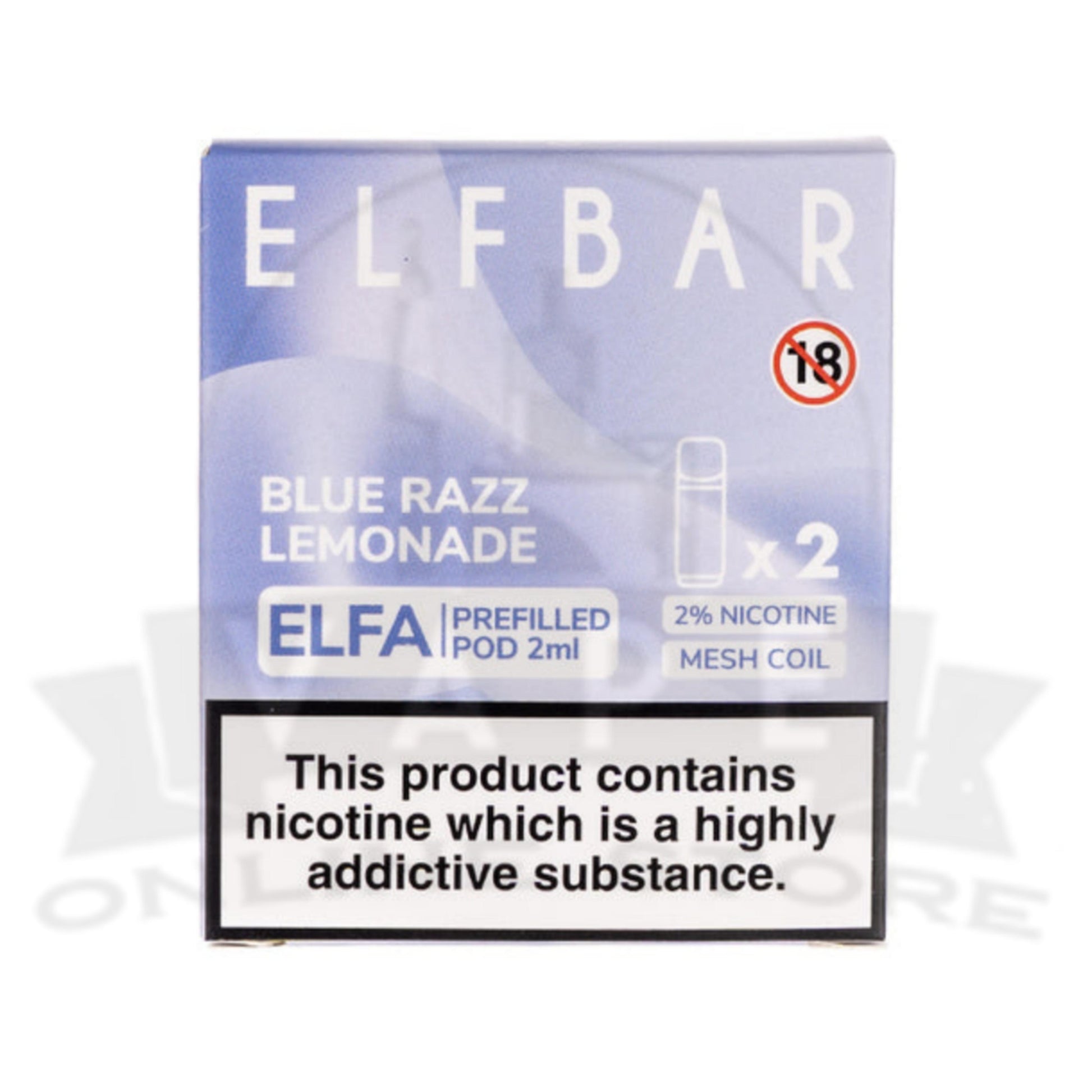 Blue Razz Lemonade Elfa Pre-filled Pods By Elf Bar