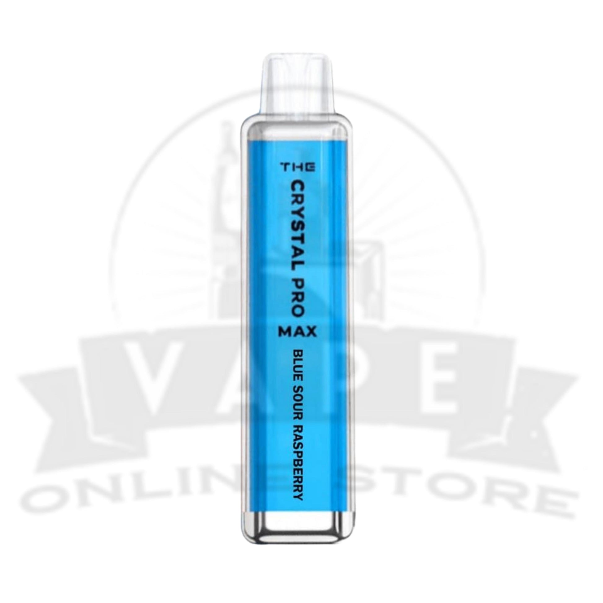 Blue Sour Raspberry The Crystal Pro Max 4000 Puffs | Zero Nicotine Vape