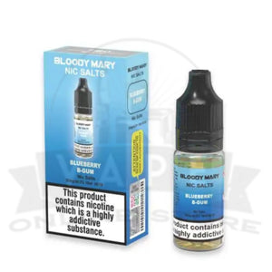 Blueberry B-Gum Bloody Mary Nic Salts 10ml | Great Sales