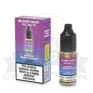 Blueberry Cherry Cranberry Bloody Mary Nic Salts 10ml | Great Sales