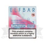 Blueberry Cotton Candy Elfa Refillable Pods By Elf Bar